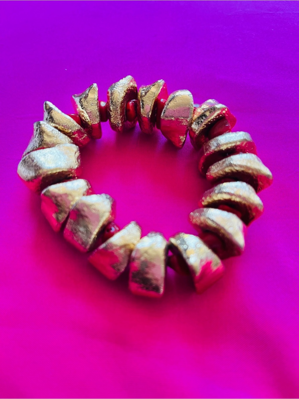 GOLD ZARA CHUNKY BRACELET